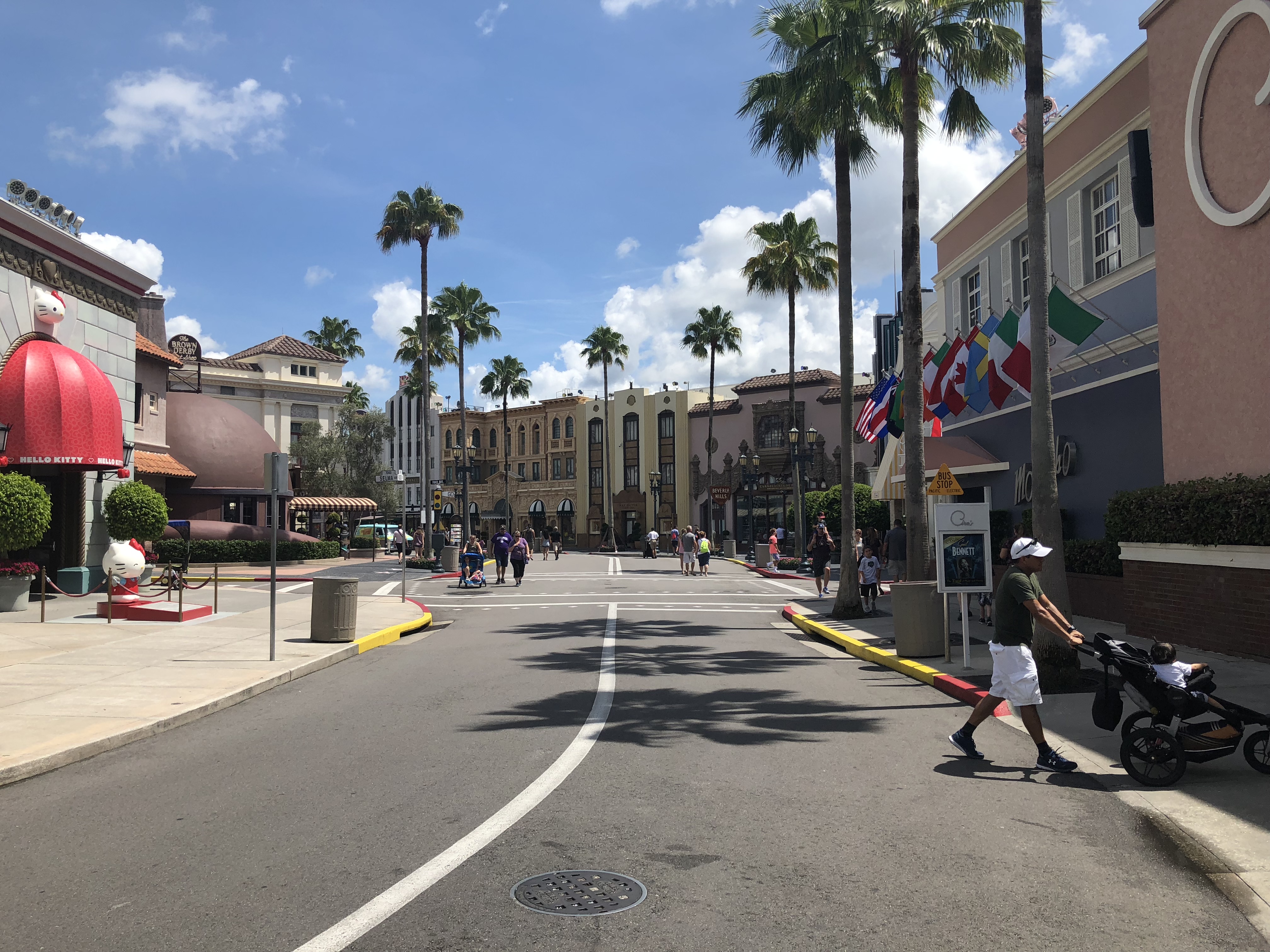 View Of Street In Universal Studios