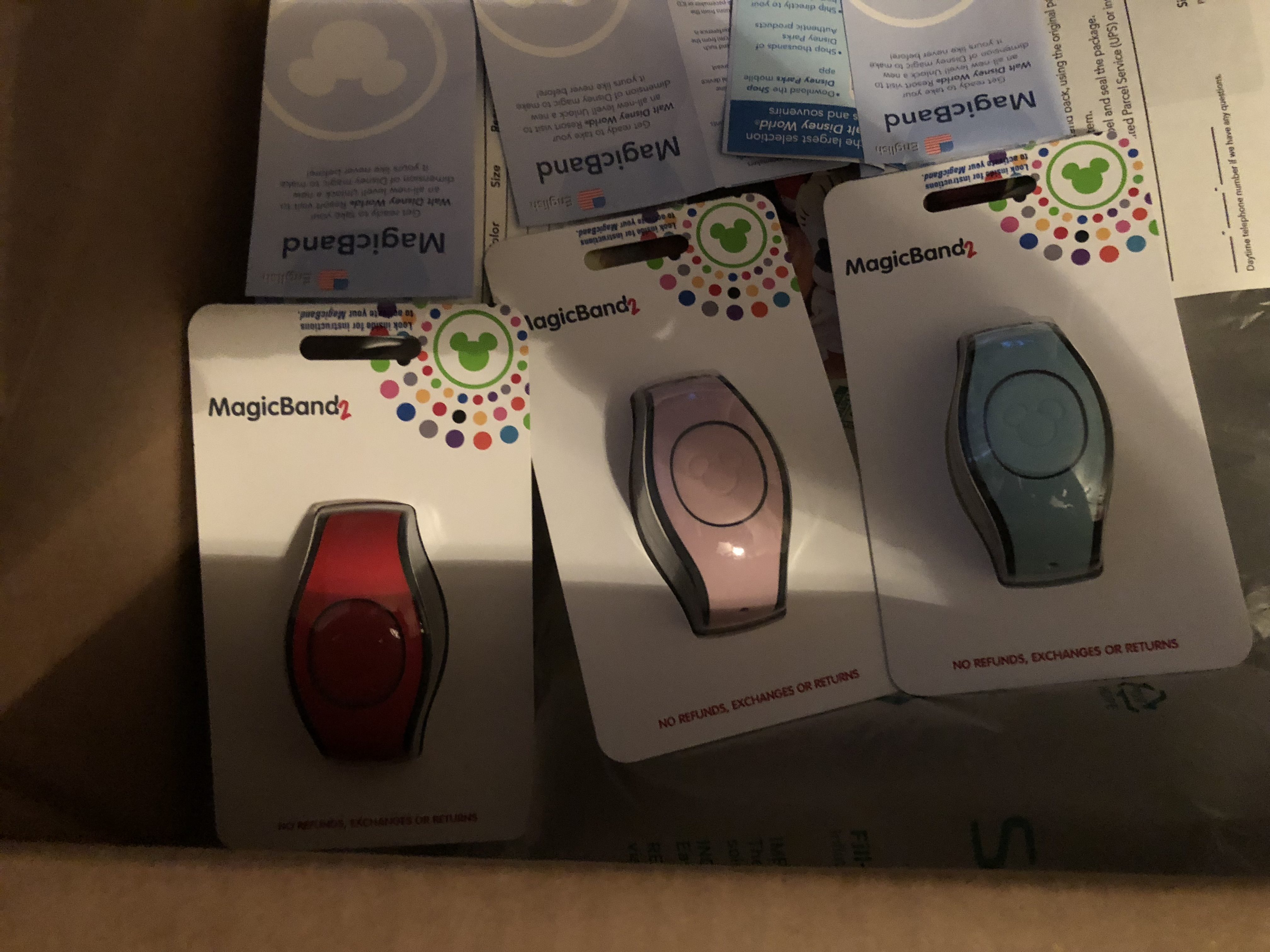 Disney Magic Bands In Package