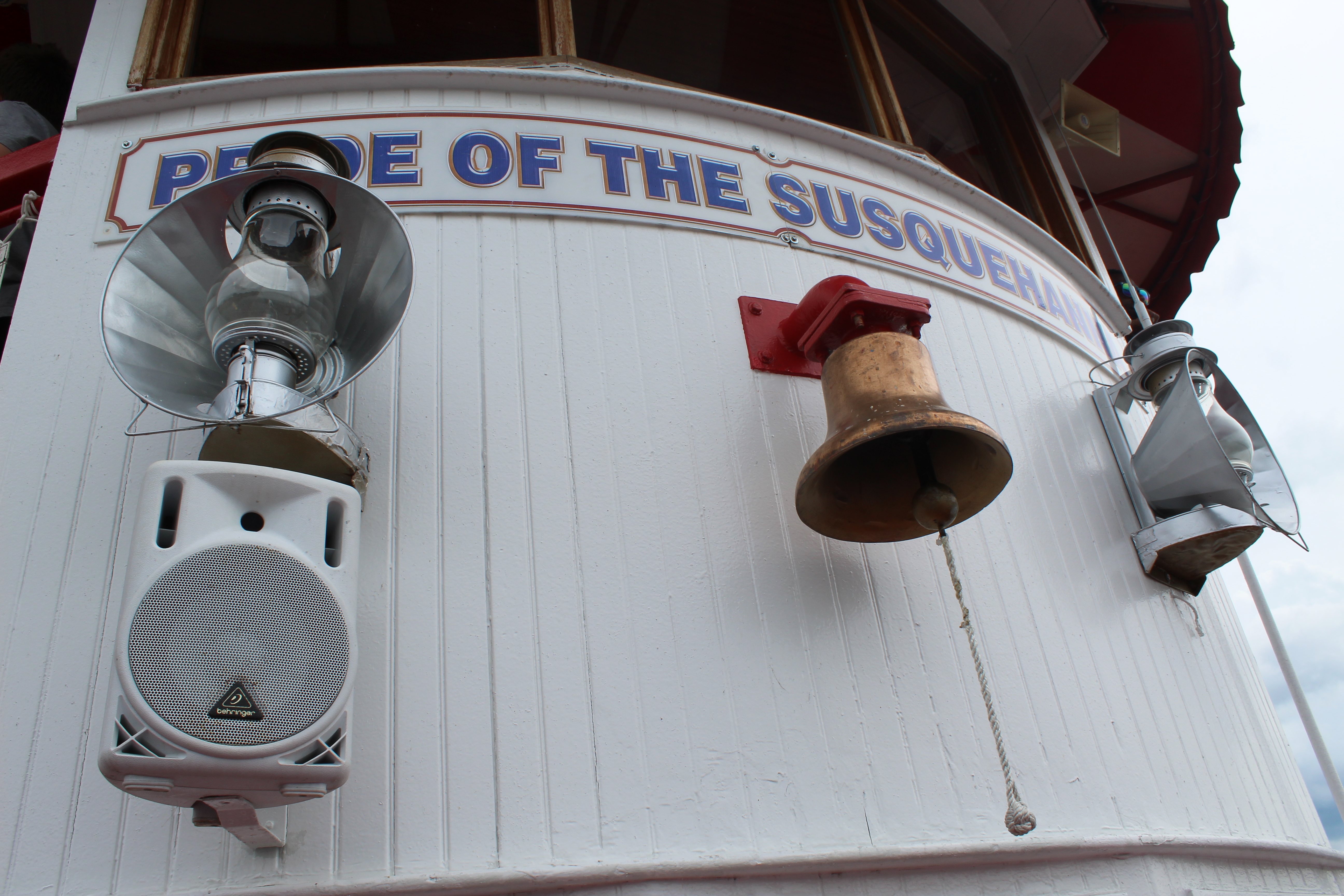 boat front with bells