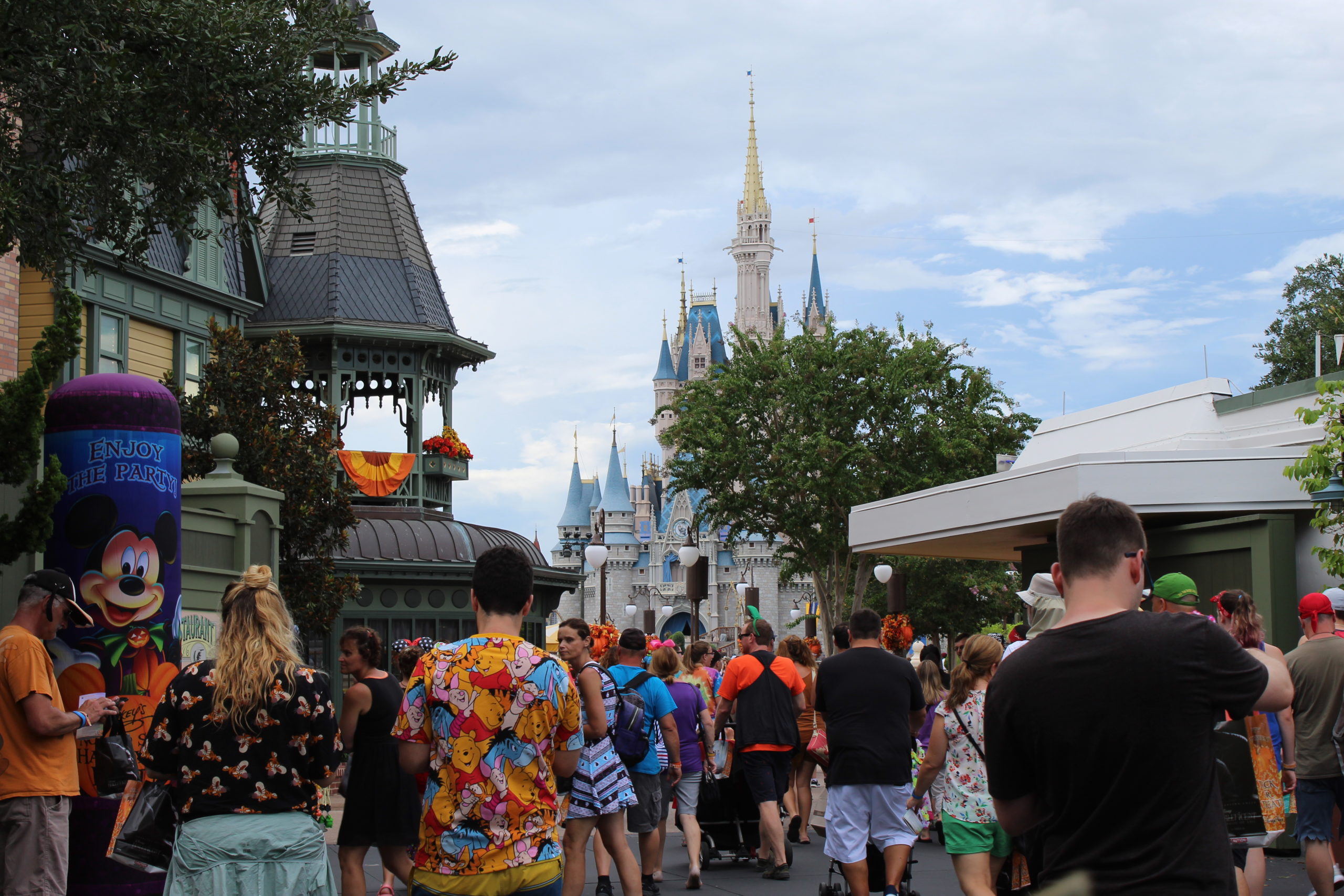 People at Disney Halloween Event