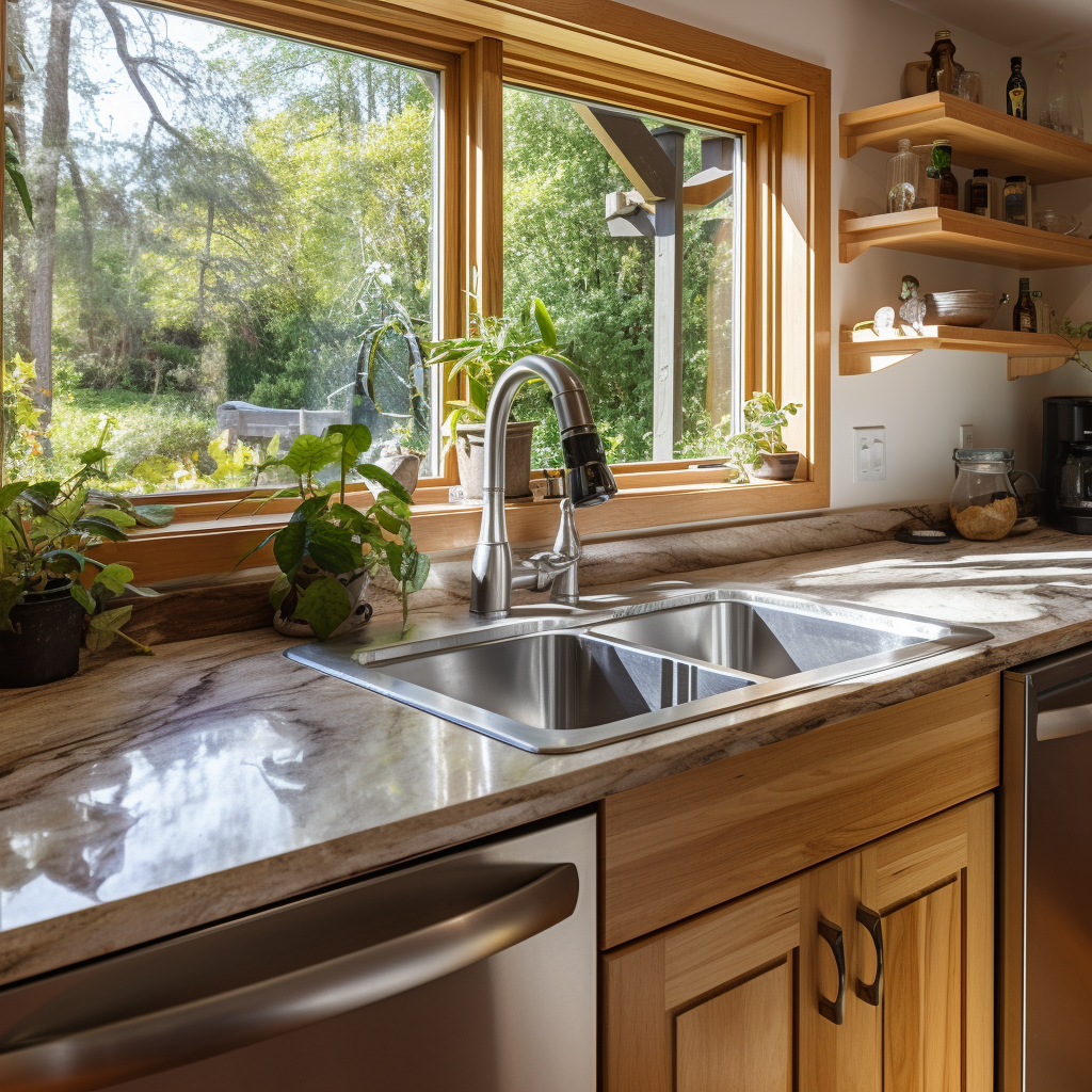Picture of Kitchen and Sink with window