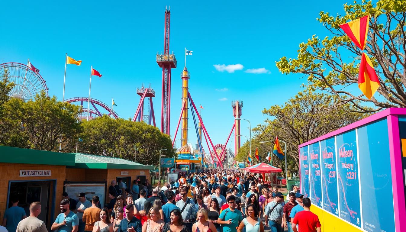 Long Theme Park Queues